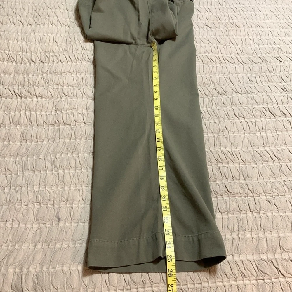 A.L.C. Women Sailor Pierce Green Wide Leg Cropped Pants Preppy Minimalist SZ6